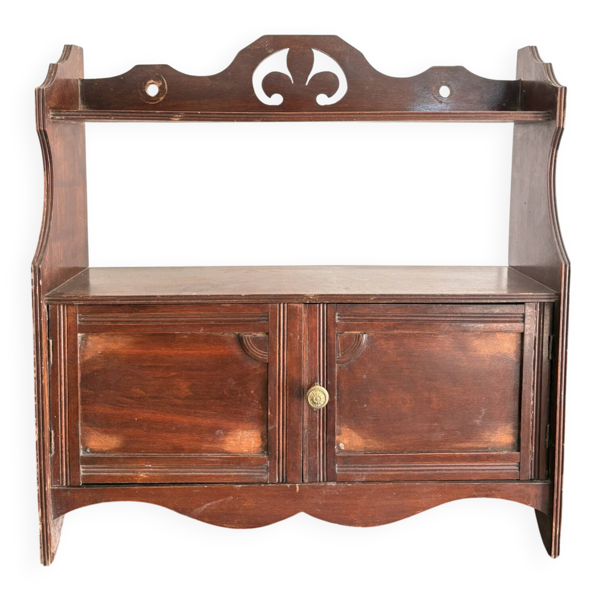 Wall Shelf Storage Furniture Wood Kitchen Art Deco Popular 1930s