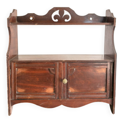 Etagère Murale Meuble Rangement Bois Cuisine Art Déco Populaire Année 1930