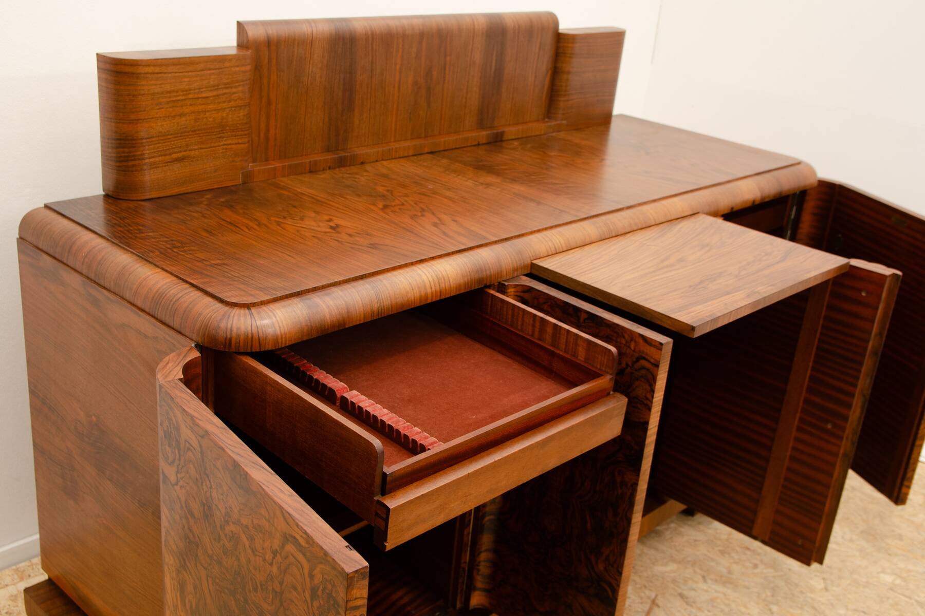 Fully renovated French ART DECO style sideboard, 1930´s