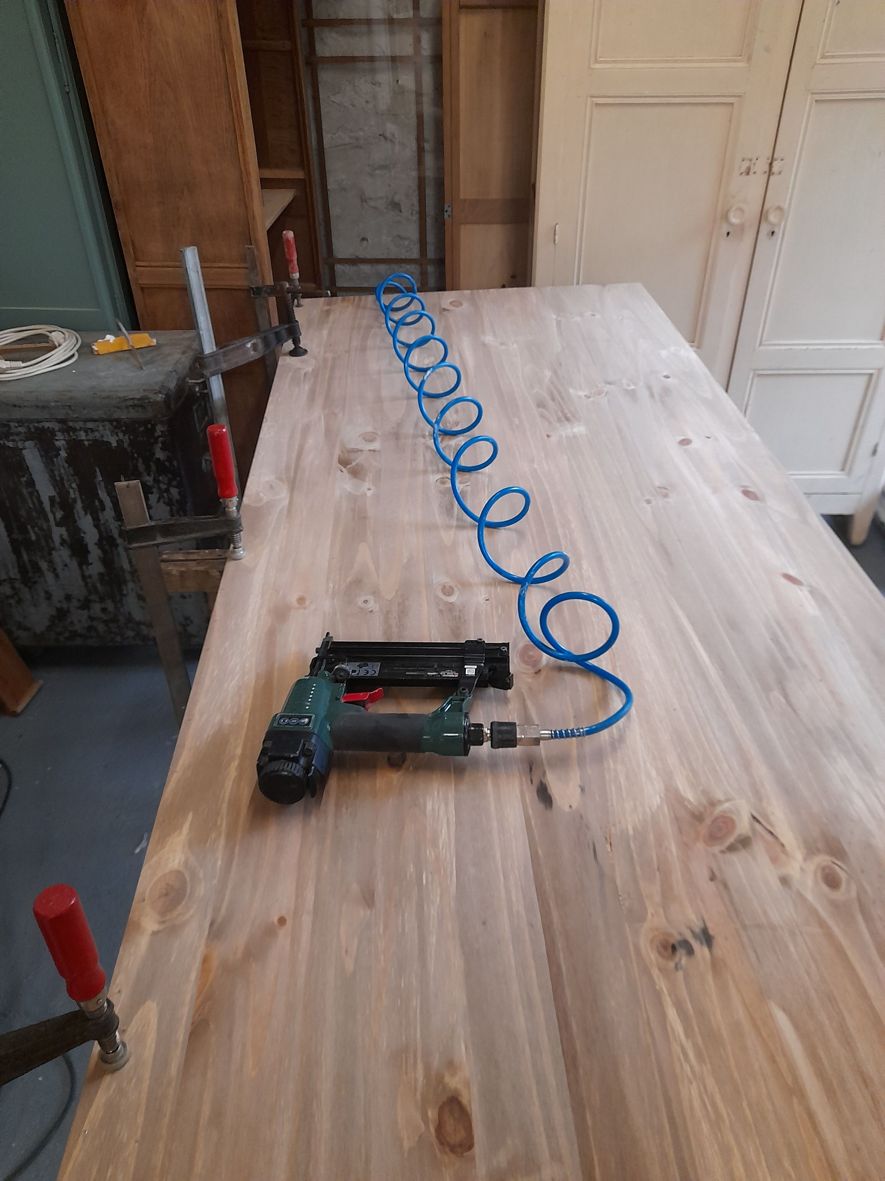 Antique pine cabinet