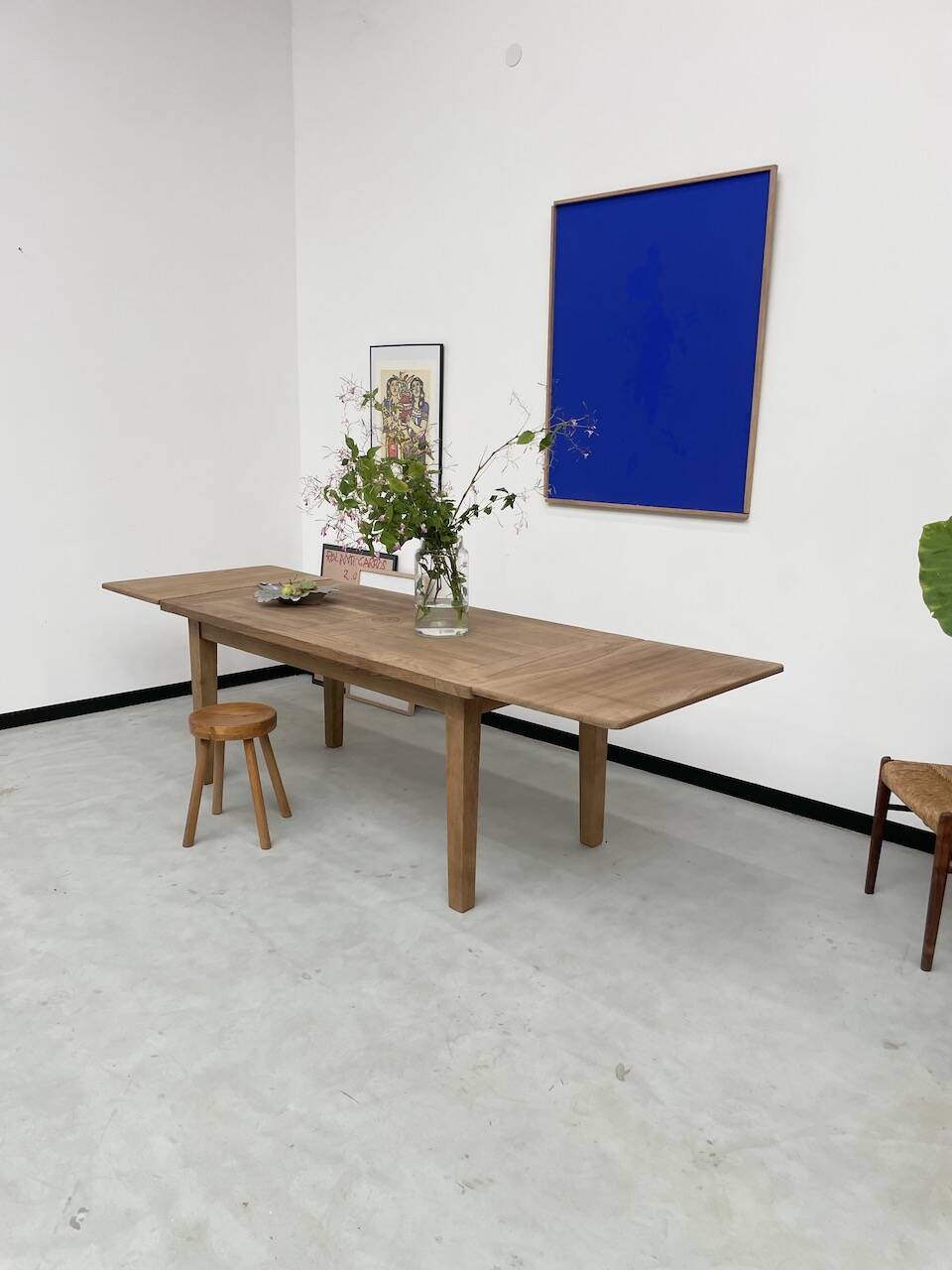 Oak farmhouse table 270 cm with extensions