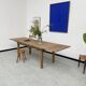 Table de ferme chêne 270 cm avec allonges