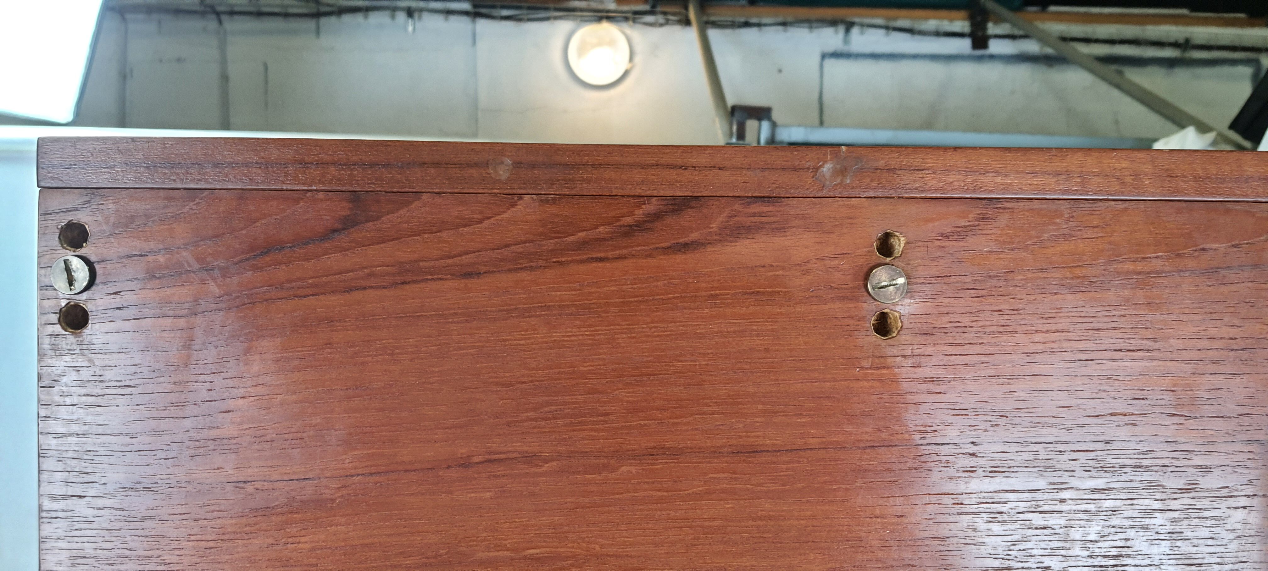 Secretary teak André Monpoix 60s