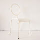 Vintage white metal children's chair