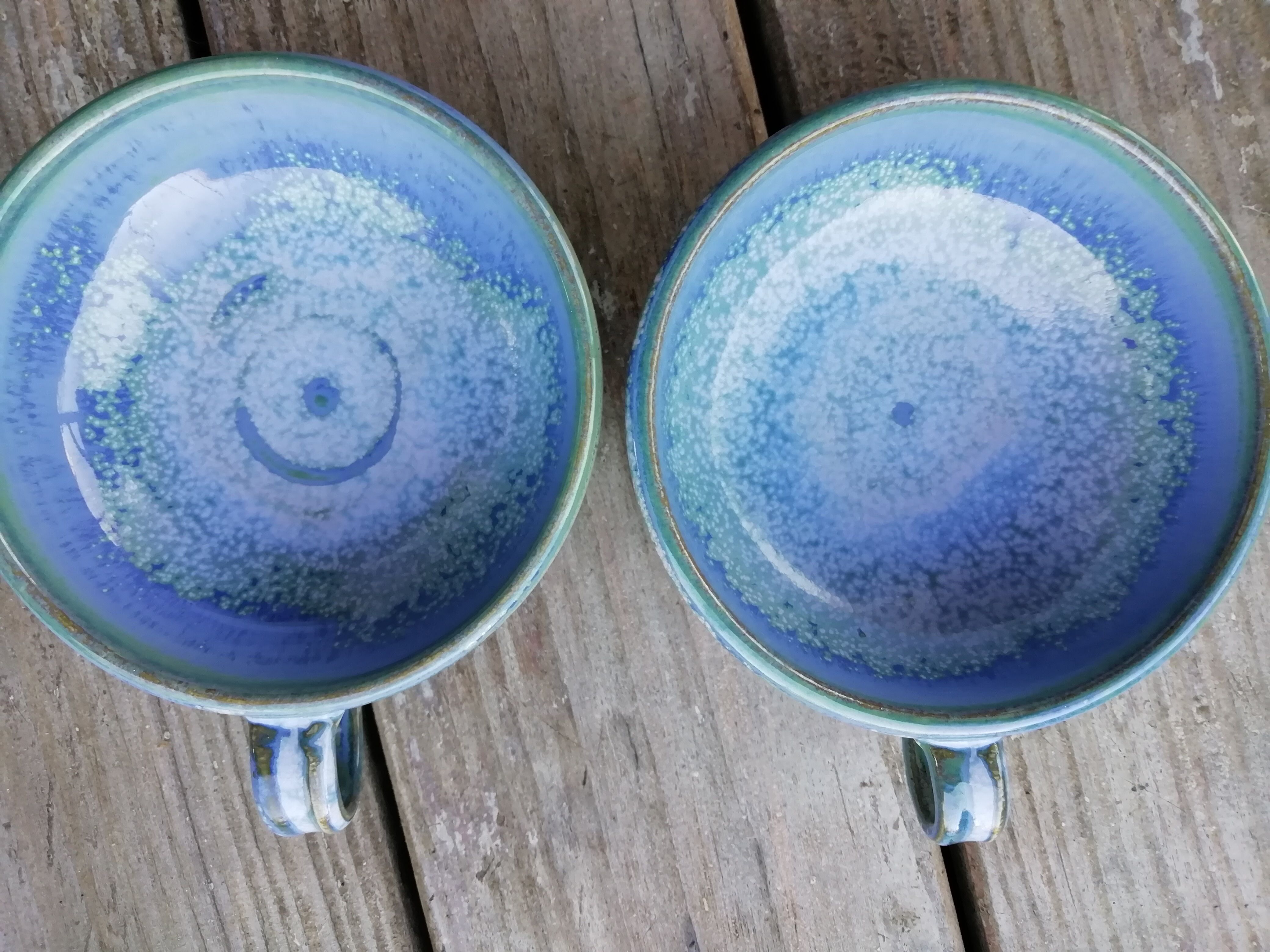 Pair of artisanal cups
