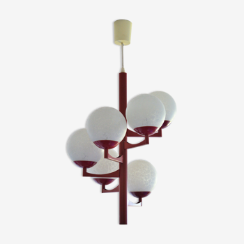 Lustre plafonnier Lampe design vintage des années 60/70 space age