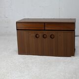 Meuble dual, rangement hifi,circa 1970