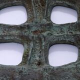 Brutalist "Timeless Elegance Bronze Wall Sculpture