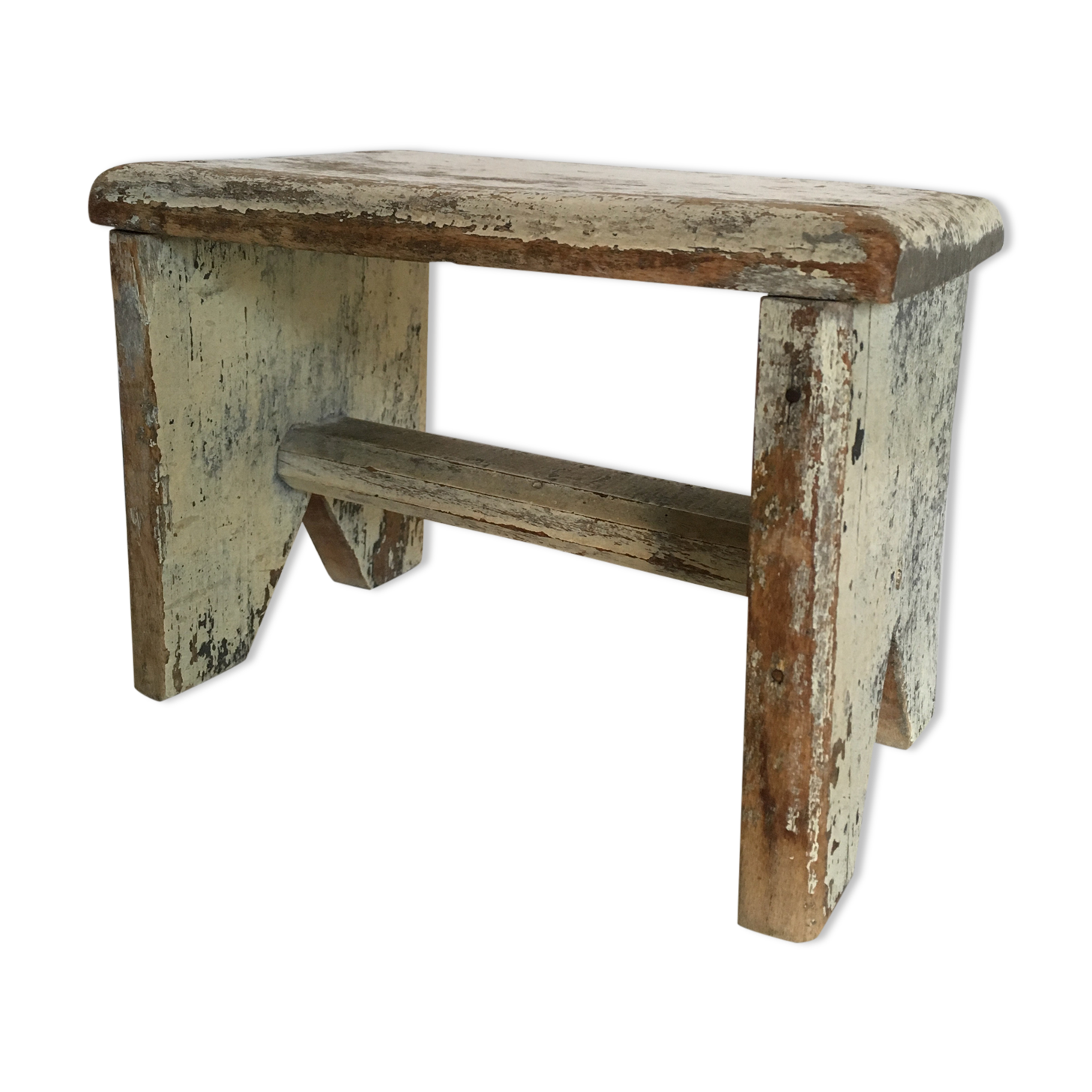 small bench old wood patina original