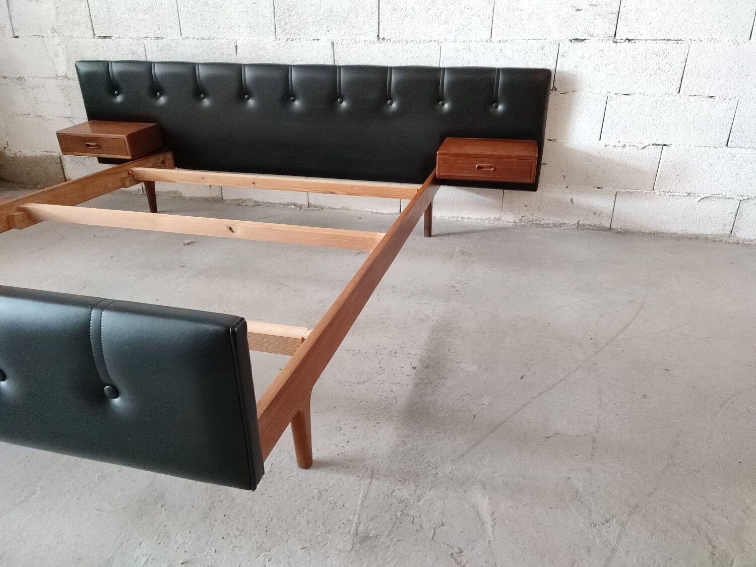 Scandinavian rosewood bed