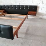 Lit scandinave en palissandre