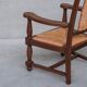 Pair of Mid-Century Rush French Armchairs