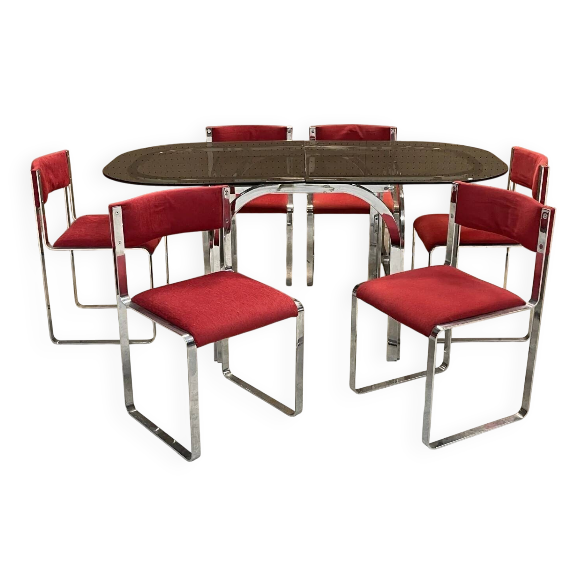 Ensemble 6 chaises de salle à manger vintage