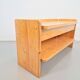 Vintage Pine Storage Bench, France, 1970s