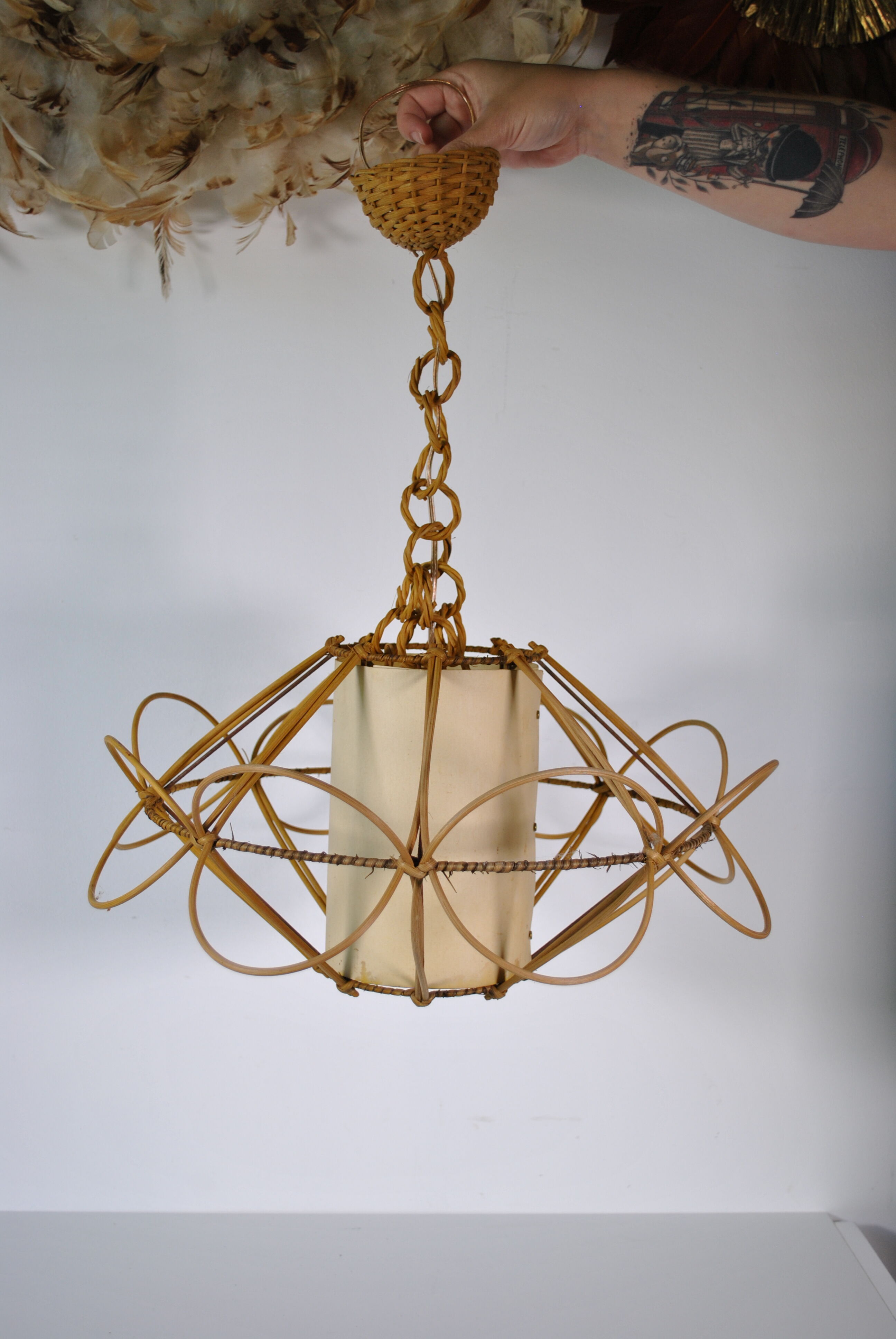 Rattan suspension 1970