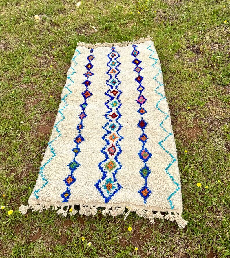 Tapis marocaine fait main 2.5x1.5m