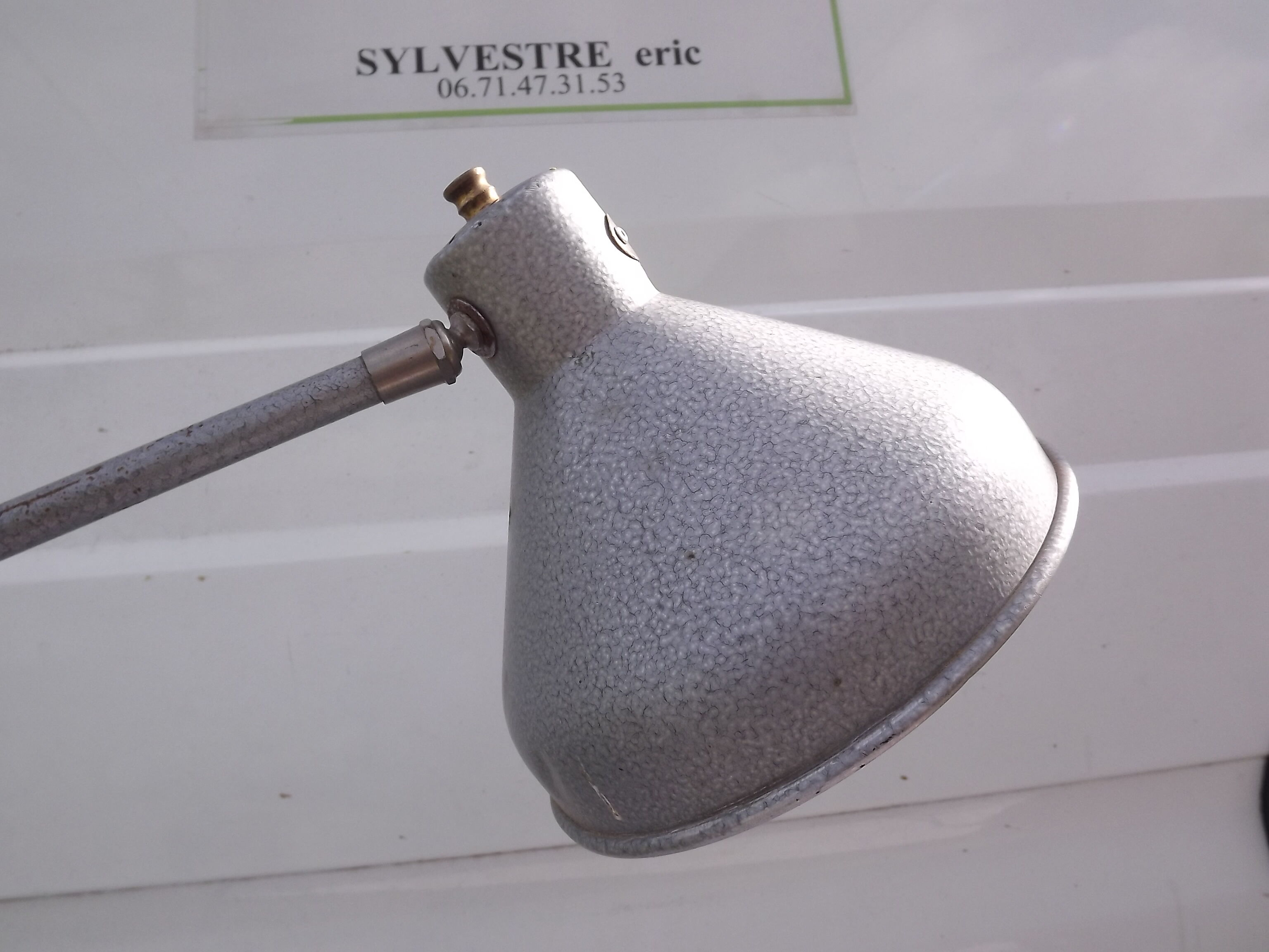 Industrial style lamp from the 60s