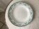 Round dish Terre de Fer earthenware of Onnaing model "Roses Mousses" late nineteenth