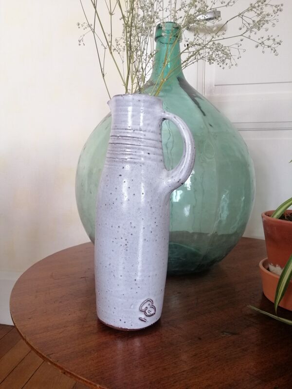 Pichet en grès émaillé Jeanne et Norbert Pierlot