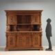 Neo-baroque antique walnut buffet, Italy, 19th century