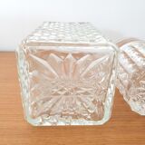 Whisky carafe and its 2 glasses