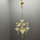 Venetian Murano Glass Chandelier 3 Lights 1960’s 