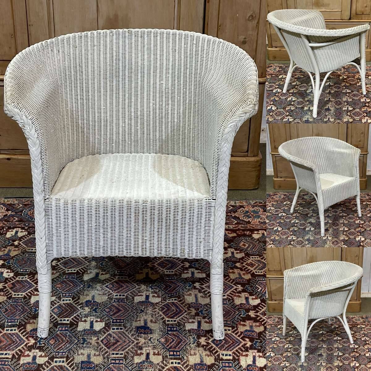 1930s lloyd loom armchair