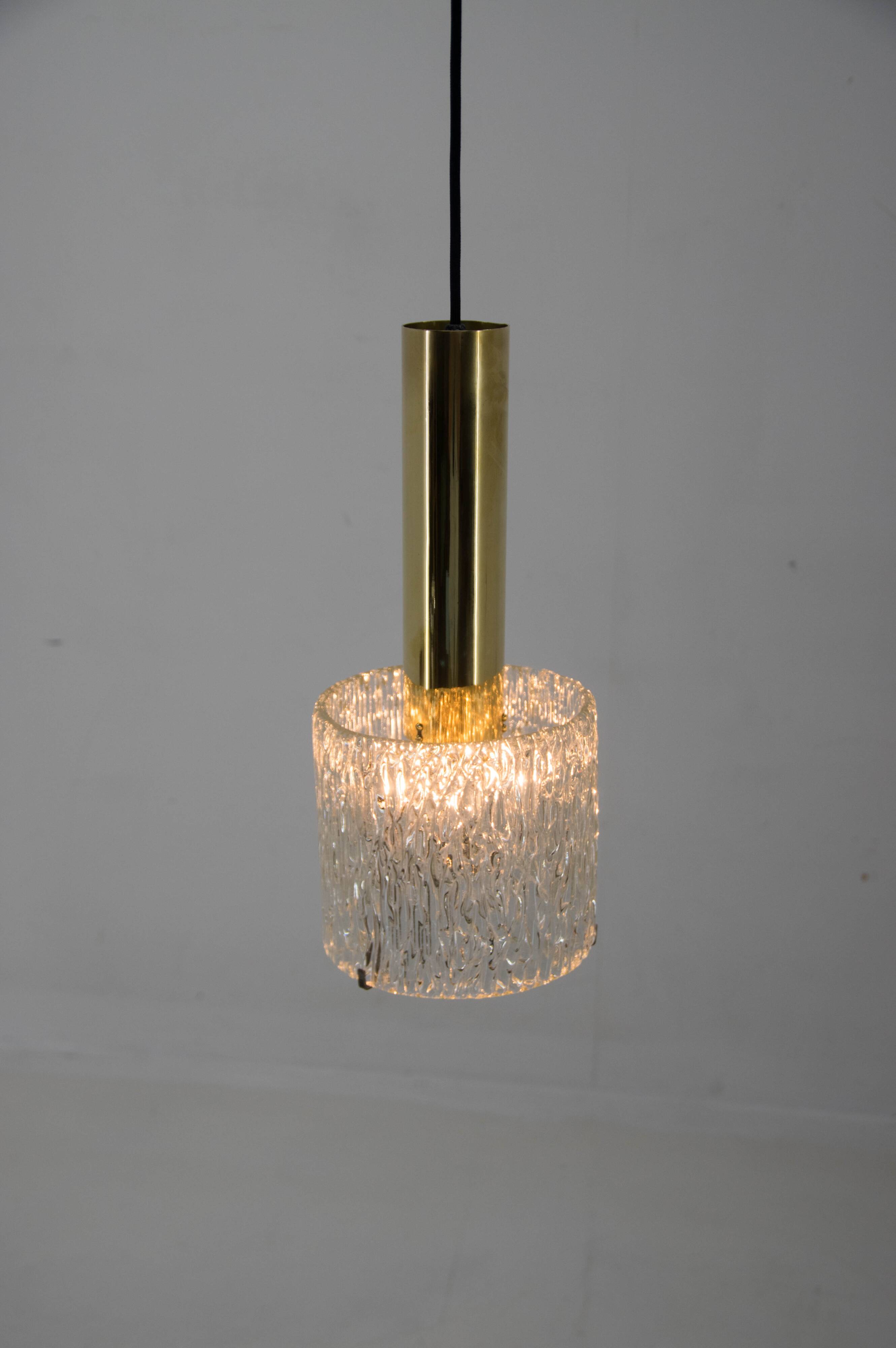 Set of pendant and two wall lights by fagerlund, 1950s