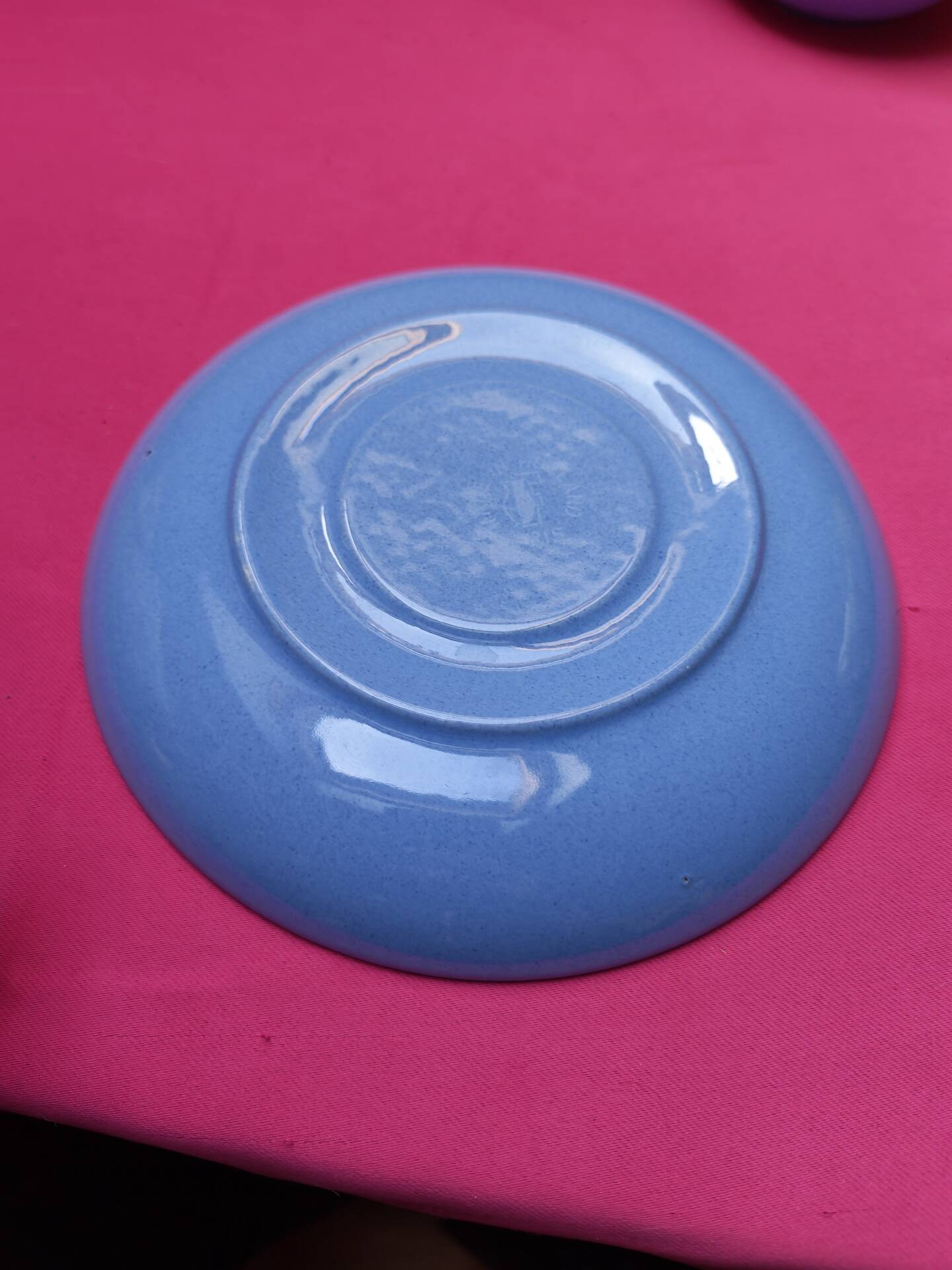 Lot "Mix & Match" Tea Time blue vintage - Booths teapot and cups set