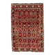Tapis Abadeh vintage traditionnel 250x169 cm, tapis oriental fait main.