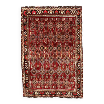 Vintage traditional 250x169 cm Abadeh rug, oriental handmade rug