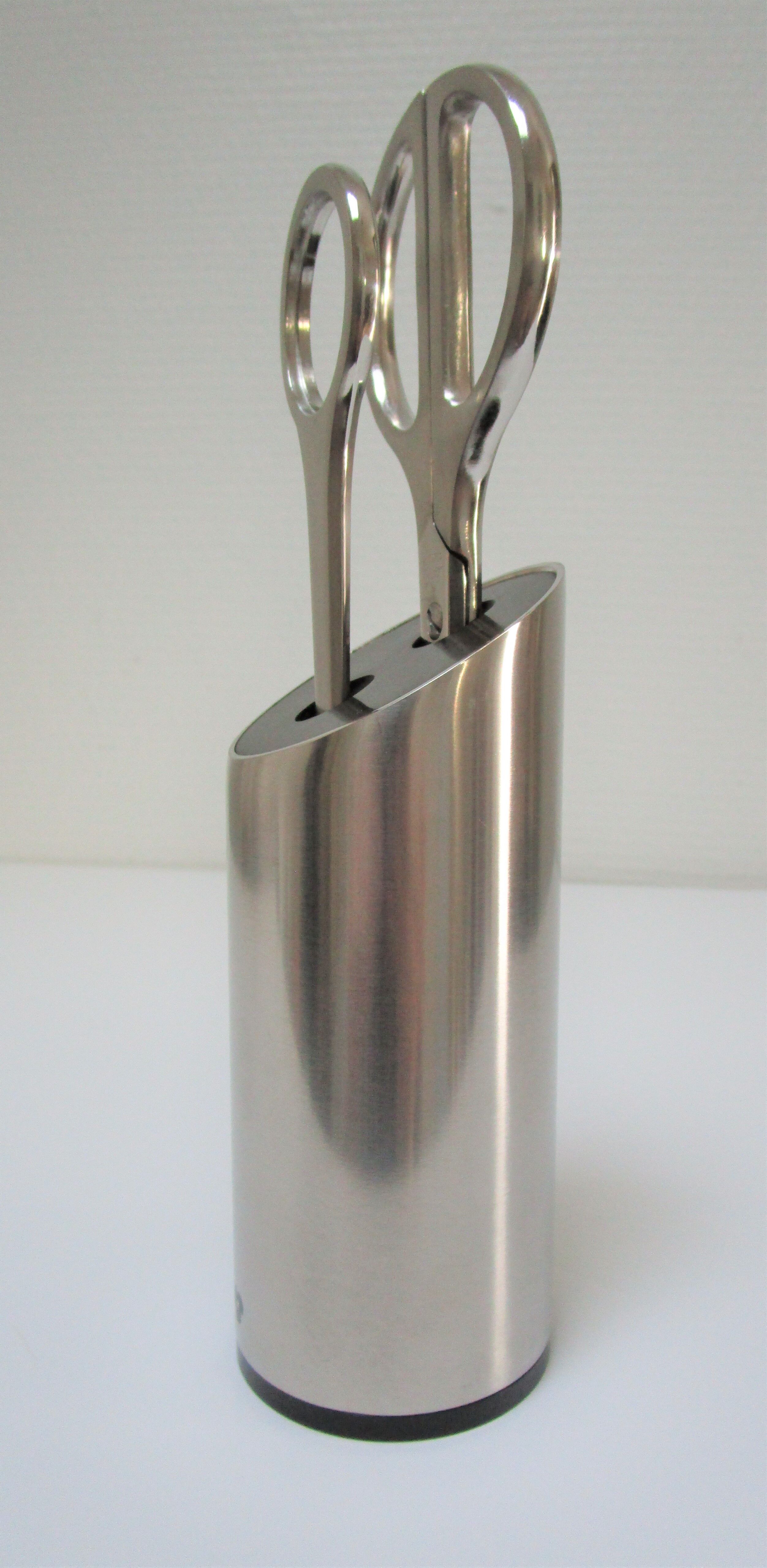 Stainless steel office set by Lerche Germany design 70s