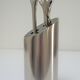 Stainless steel office set by Lerche Germany design 70s