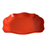 Large vintage Mepal Service Rosti plate – Adolfo Opel – Orange – years