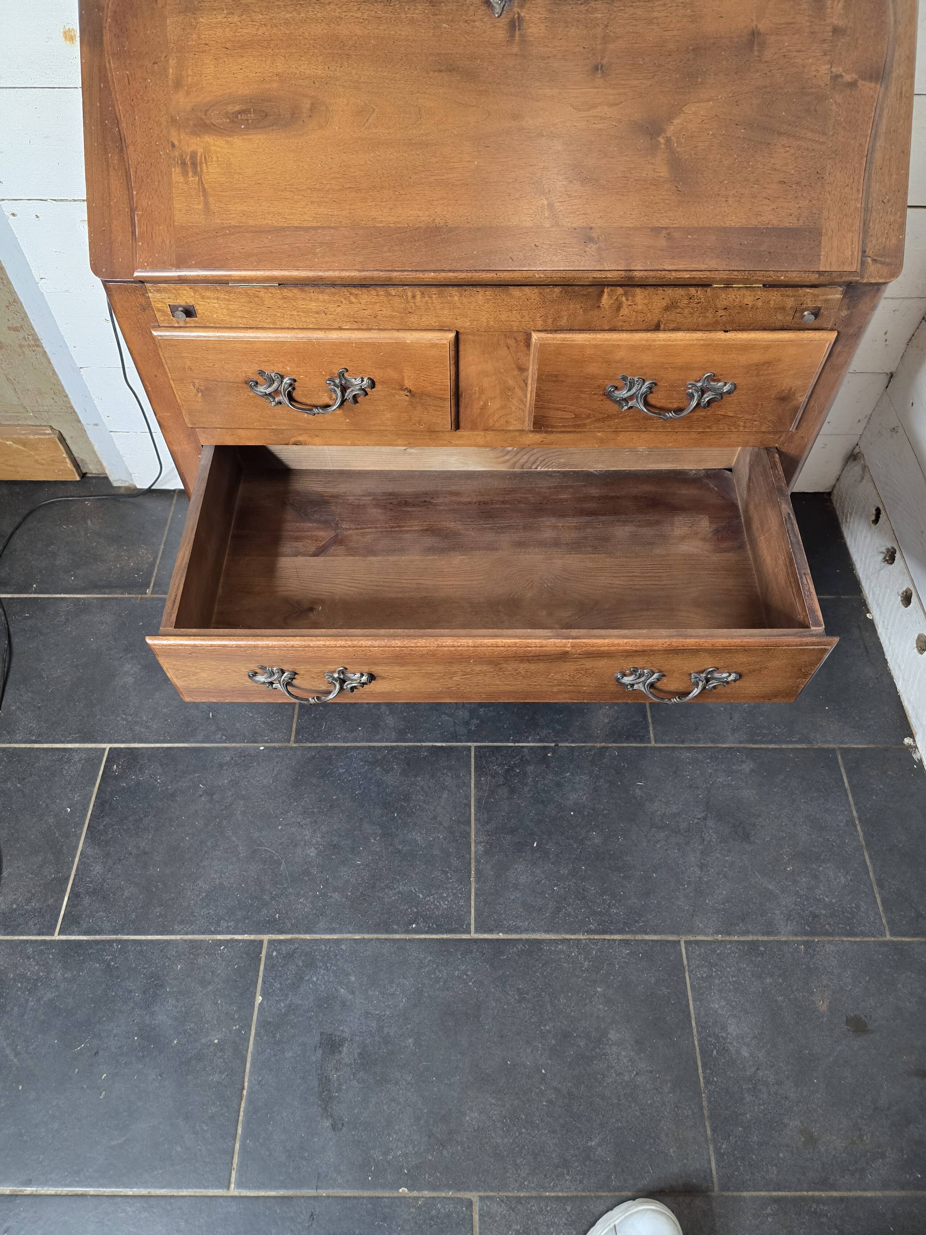 Walnut donkey desk