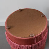 Velvet pouf