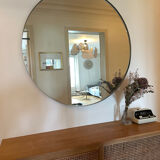 Mirror in brass 120cm