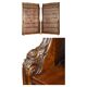 Pair of Regency cascade bookshelves in hardwood, 2.1 m in height.