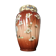 Vase - enamelled faïence with hand-painted gilding