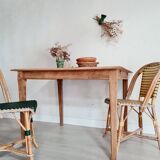 Table ancienne bois poncée