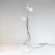 Mid Century Modern White Metal Floor Lamp by Elio Martinelli, 1970s