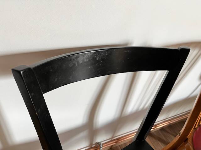 Set of 4 mismatched chairs