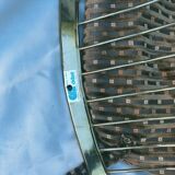 6 golden metal chairs Cidue