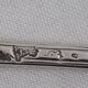 Dessert spoon, solid silver XVIII, 18 cm, Paris filet model.