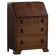 Desk / Chest of drawers in modern Danish oak from the early 20th century with shell handles.