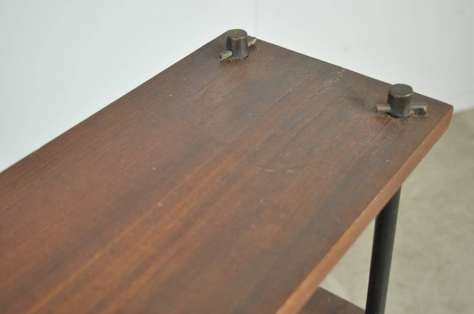 Étagère murale en bois vintage, Pays-Bas 1970