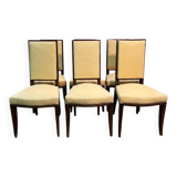Set of 6 mahogany chairs in the Arbus style