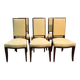 Série de 6 chaises en acajou, dans le goût d'Arbus