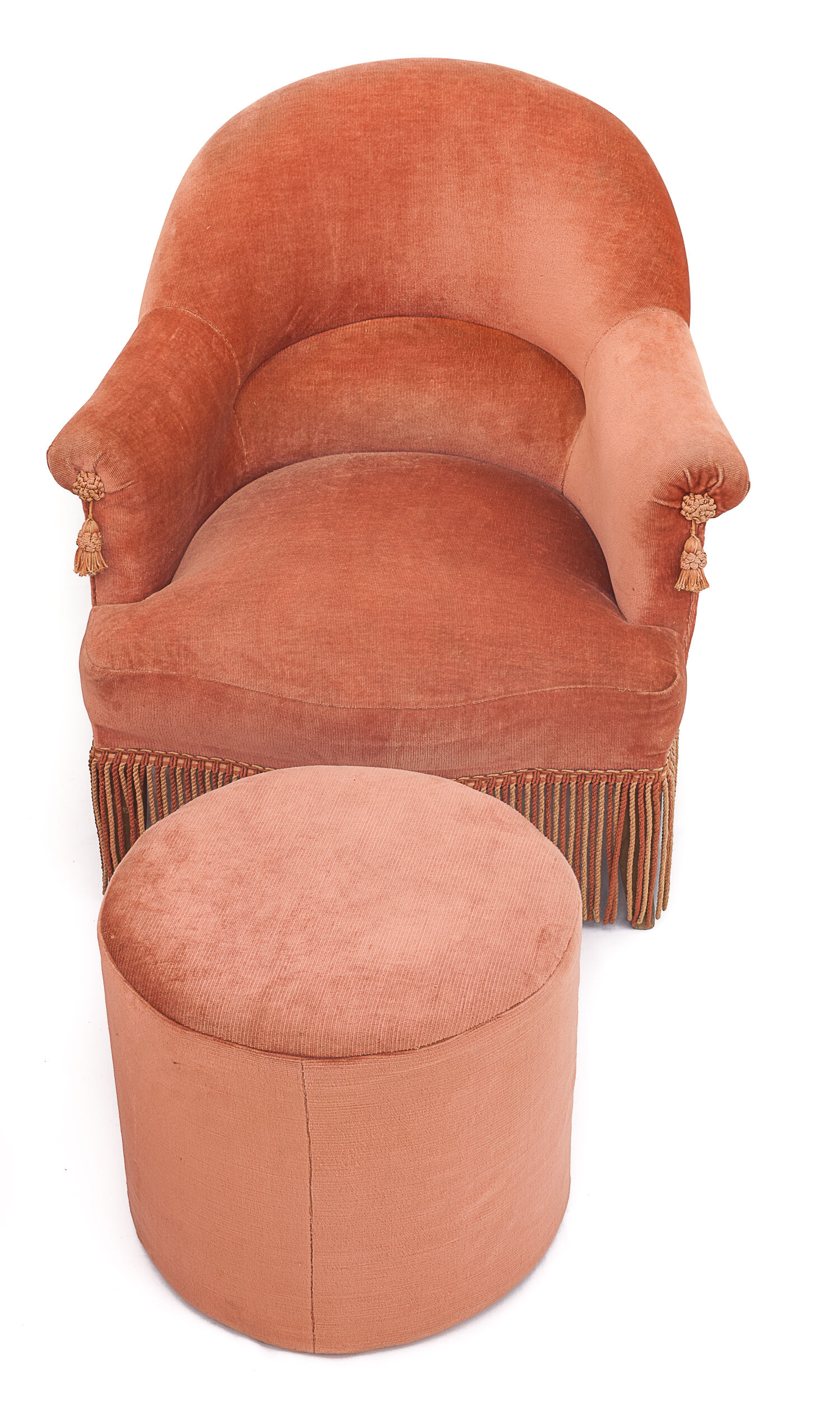 Salon crapaud "vieux rose", 1950