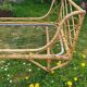 Rattan bench bed
